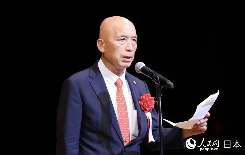 全華聯(lián)理事長賀乃和發(fā)表致辭。主辦方供圖