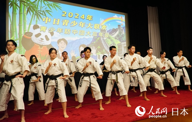 少林寺拳法展示。人民網(wǎng) 蔣曉辰攝