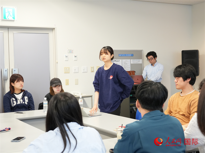 日本青年分享訪華見聞與感悟。人民網(wǎng) 許可攝