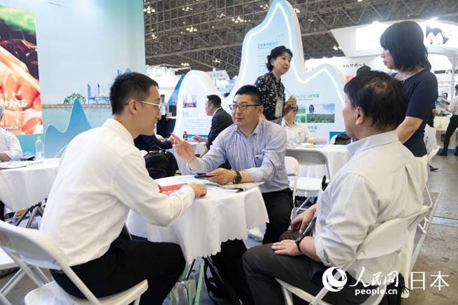 企業(yè)洽談。主辦方供圖